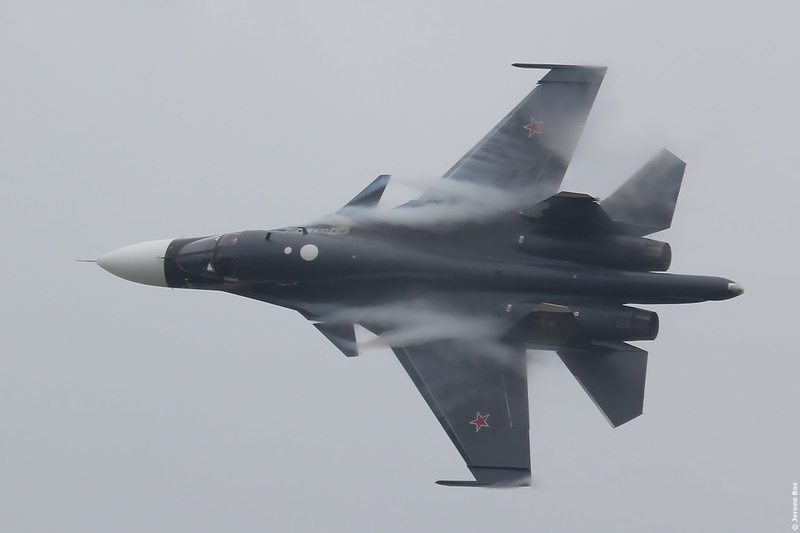 aerospace industry, Sukhoi Su-34, army, military airplane, nature, 1080P, no people, copy space, mode of transportation, sky, single object, gray, aircraft
