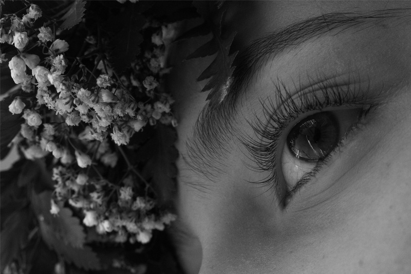 flower, innocence, childhood, human face, daisy, human, sensory perception, women, plant, eyebrow, daisies, iris - eye, contemplation, nature, flowering plant