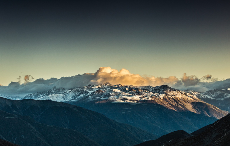 tranquil scene, outdoors, cold temperature, Sky, Travel, tranquility, no people, Sunrise, beauty in nature, Explore, Beautiful, Morning, snowcapped mountain