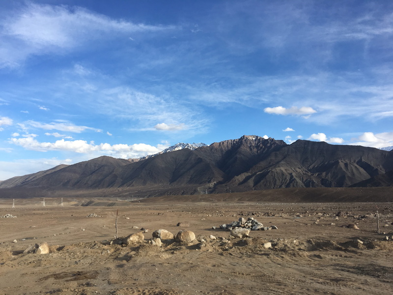 himalayan, desert, non-urban scene, group of animals, arid climate, no people, adventure, outdoors, mountain range, Mountain, day, hiking, sky, formation