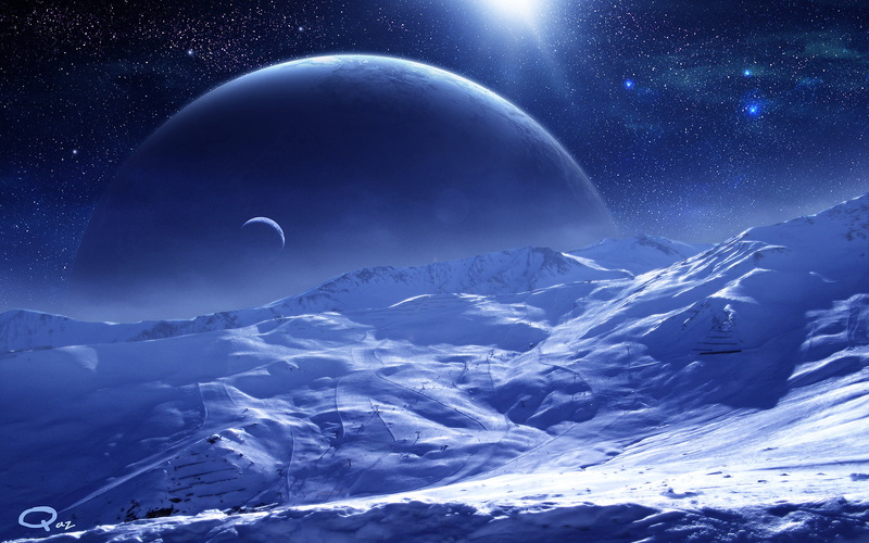 sky, environment, scenics - nature, mountain peak, arctic, planet - space, winter, space, south Pole, white, cold temperature, background, lens flare, nature