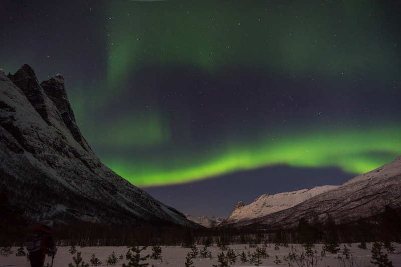 lights, outdoors, night, snowcapped mountain, nothern light, tranquil scene, aurora, mountain Range, environment, 5K, Norway, snow, idyllic, beauty In Nature