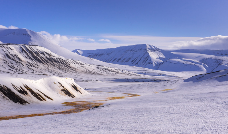 tranquil scene, tranquility, environment, landscape, svalbard, 5K, no people, beauty in nature, white, winter, the nature of the, cold, day, blue, scenics - nature