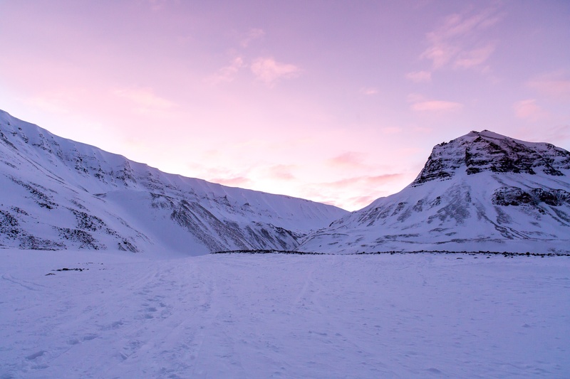 meditation, landscape, sunset, hiking, cloud - sky, frozen, idyllic, sky, tranquility, covered, mountains, adventure, tranquil scene, mountain range, majestic