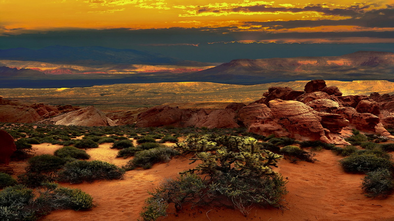 solid, rock formation, environment, remote, orange sky, eroded, climate, no people, arid climate, sunset, rock - object, beauty in nature, plant, semi-arid