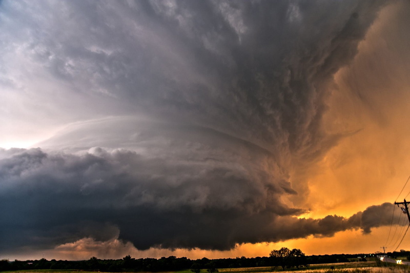 Sunset, winter, 1080P, clouds, rain, Amazing, USA, storm, Cumulonimbus