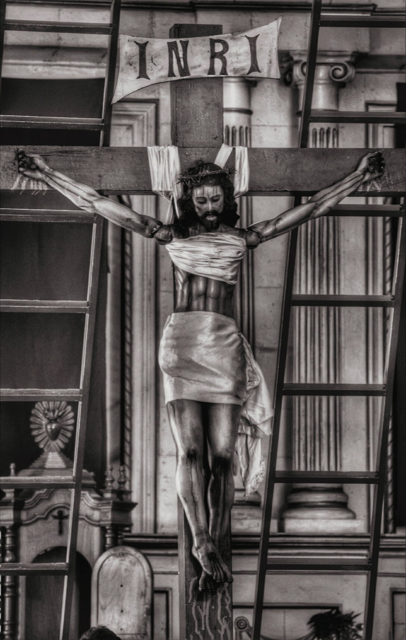 no people, forgiveness, carving - craft product, art and craft, architecture, craft, mass, representation, crucified, strength, the past, statue, catholics