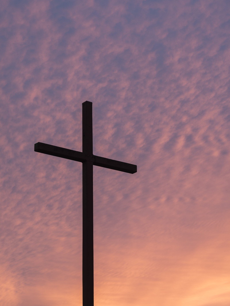 faith, black, nature, calm, religion, large, cross, easter, forgiveness, no people, calvary, 4K, tranquility, religous, silhouette, cloud - sky, cloud