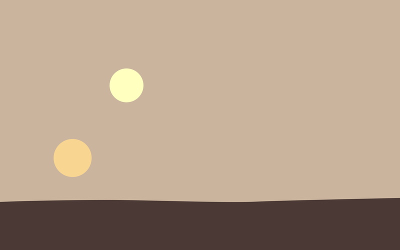 minimalism, geometric shape, 2K, Desert, moon, space, copy space, sky, moonlight, Tatooine, shape, full moon, no people, tranquility, outdoors, circle