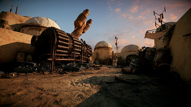 Tatooine (Star Wars), 2K, Star Wars, Star Wars Battlefront II (2017)