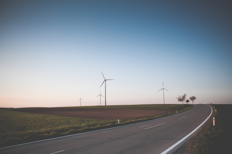 field, no People, environmental Conservation, typical, renewable energy, industry, 4K, landscape, cloudless, electricity, transportation, mill, turning