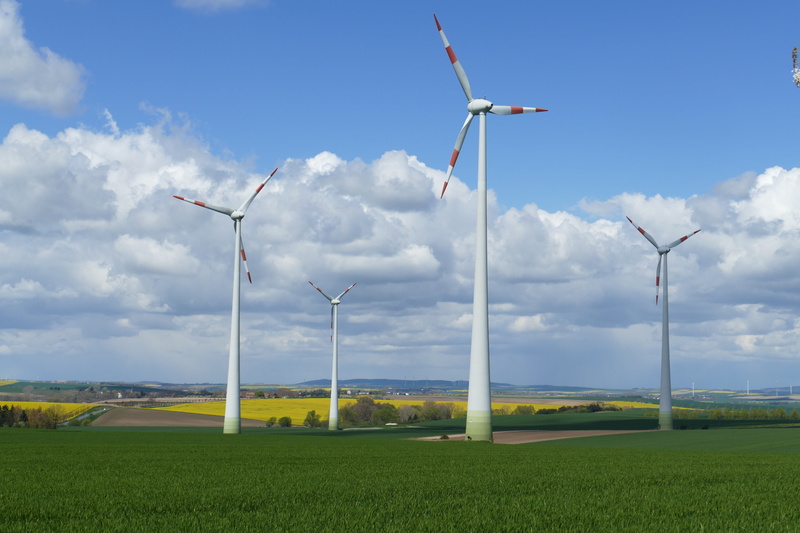 cloud - sky, grass, environment, meadow, turning, blue, plant, alternative Energy, rural scene, agriculture, sustainable Resources, field, outdoors, landscape