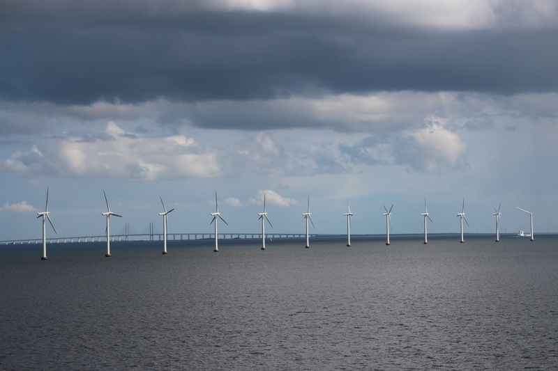 sustainable resources, cloud - Sky, Copenhagen, power in nature, wind Power, power Supply, wind, alternative Energy, turbine, no People, beauty in nature