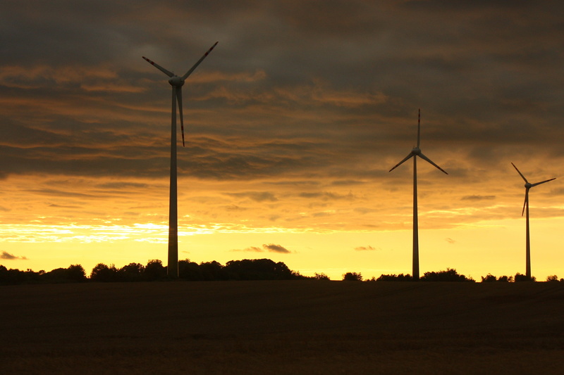 structure, power in nature, silhouette, no people, landscape, highland, cloud - sky, wind turbine, farm, electricity, wind power, alternative energy, wind