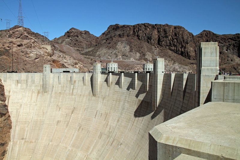 landmark, nature, mountain range, fuel and Power Generation, built structure, water, hydroelectric Power Station, generator, renewable Energy, lake Mead
