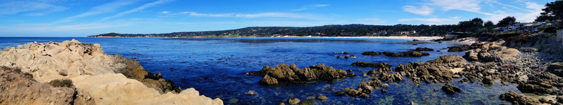 panorama, triple screen, 5K, panoramas, multiple display, beach, water, nature, photography