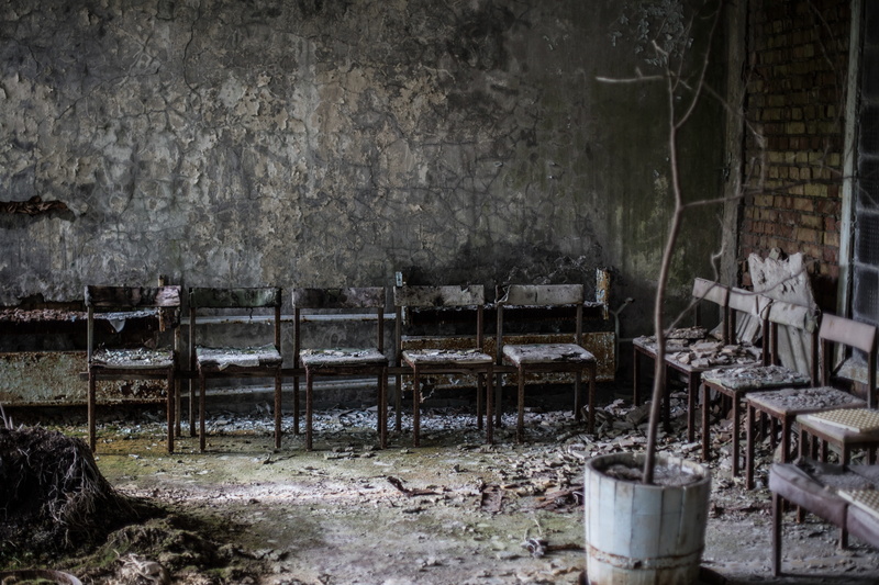 built structure, seat, old, atom, day, ukraine, infested, messy, nuclear power plant, chernobyl, 5K, urban explorer, empty, lost place, no people, wall - building feature
