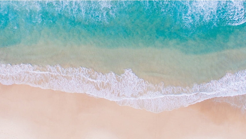 480P, day, beach, sea, Scenery, Nature, beauty in nature, seen, land, sport, surfing, aquatic sport, scenics - nature, white color, wave, outdoors, blue