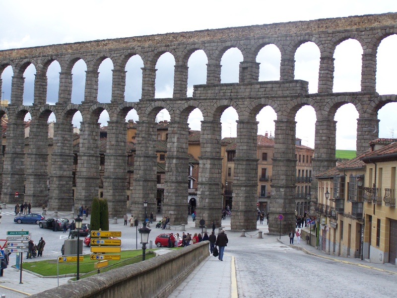 the past, aqueduct, history, travel destinations, architecture, azoguejo, segovia, europe, outdoors, ancient civilization, transportation, roman, real people