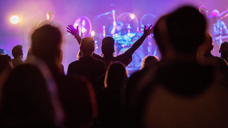 silhouette, human arm, performing arts event, festival, popular music concert, purple, arena, photo, rear view, enjoyment, 5K, entertainment event, music festival