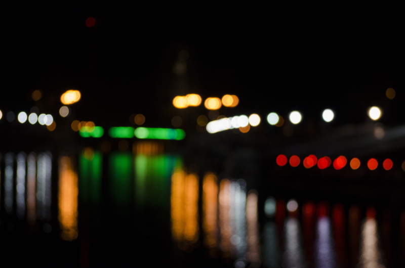 backgrounds, reflection, blurry lights, untitled, lithuania, water, illuminated, river, multi colored, cityscape, outdoors, lighting equipment, no people