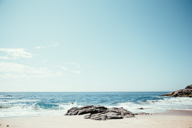 tranquility, no people, turquoise blue, water, rocky, natural, beauty in nature, tranquil scene, Coastline, Sand, background, solid, Sunlight, 2K, seascape
