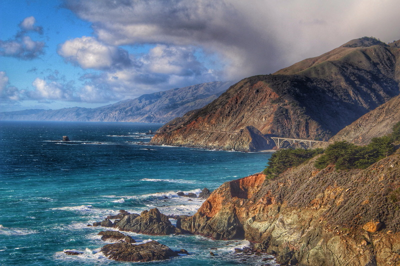 nature, ocean, outdoors, water, sea, travel destinations, mountain, cloudy, land, tranquility, wafe, mountain peak, no people, coastline, landscape, body