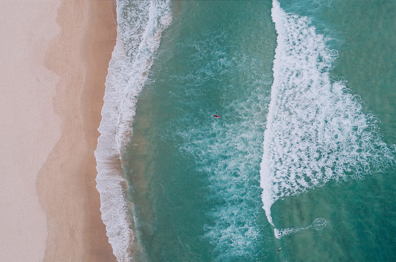 drone view, relaxing, europe, blue, sea, high Angle View, outdoors, ocean, surf, extreme, aerial View, beach, surfer, seawave, bright, vacations, barrel