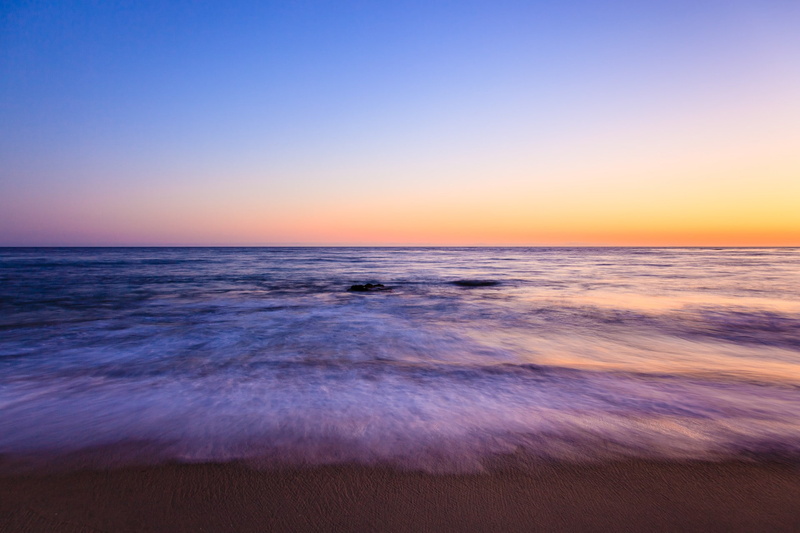 nature, 1080P, outdoors, beauty in nature, sunset, minimalism, horizon over water, wave, aquatic sport, water, dusk, motion blur, long exposure, scenics - nature
