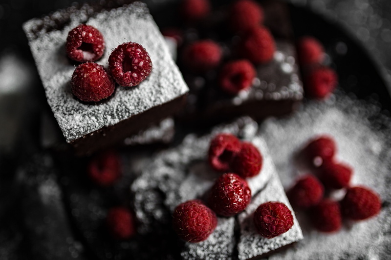 sweet, red, fruit, temptation, no People, raspberry, 5K, delicious, close-up, PEANUT BUTTER, food and drink, healthy eating, fruits, food, gluten, butter