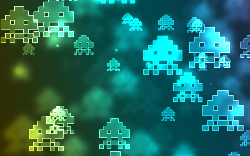 hd, games, retro, Space Invaders, invaders, x, aircraft, space, 720P, art, retro games
