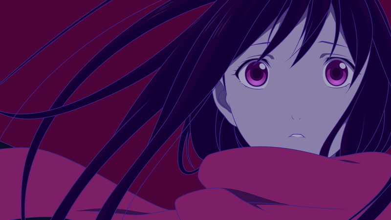 indoors, looking at camera, women, Noragami, anime girls, one person, representation, scarf, Iki Hiyori, pink color, art and craft, young adult, 5K, hairstyle