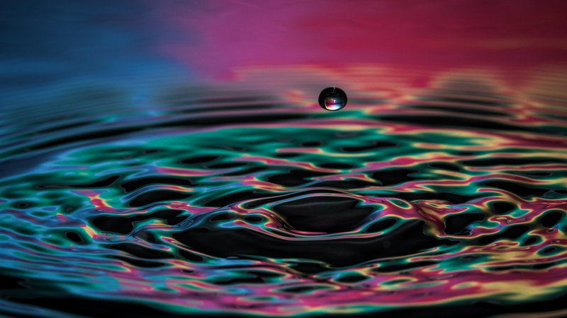 water, no people, waves, pattern, rippled, concentric, outdoors, wave, colors, close up, droplet, ripple, splashing, impact, selective focus, rippling