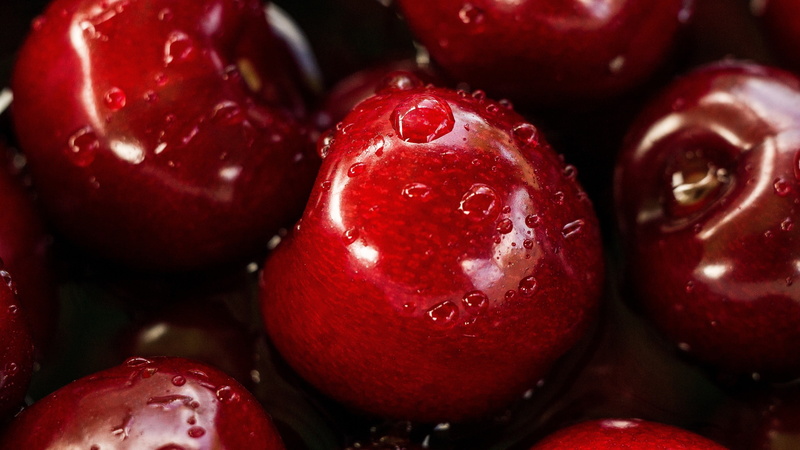 studio shot, group of objects, freshness, juicy, organic, indoors, no people, healthy eating, cherries, ripe, dieting, macro, antioxidant, red, food, wellbeing