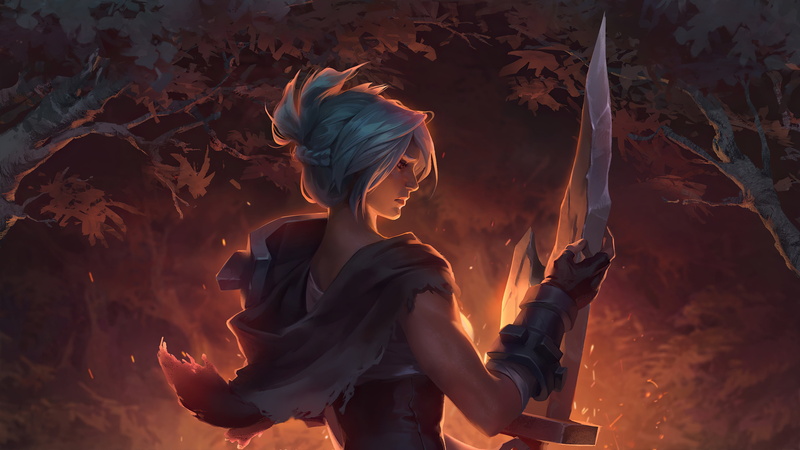Riven (League of Legends), League of Legends, Riven, 4K, PC gaming