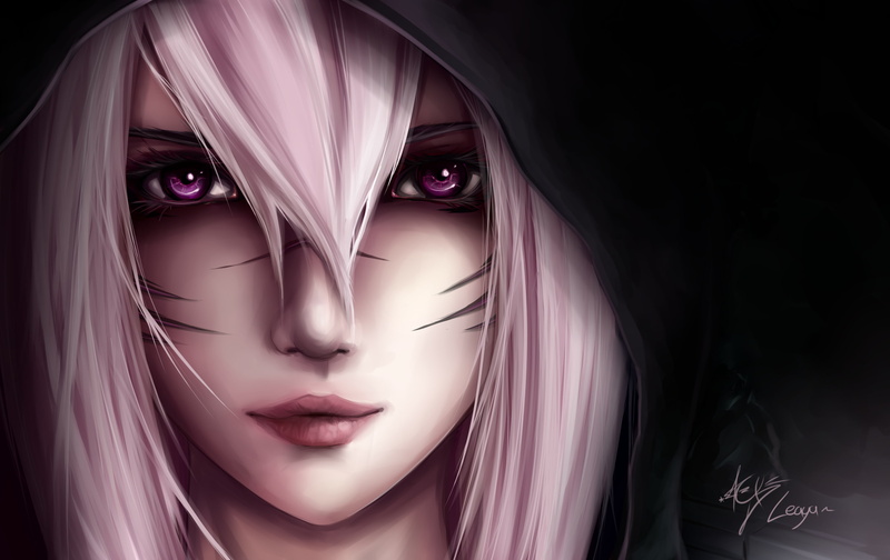 white hair, Ahri, 2K, League of Legends