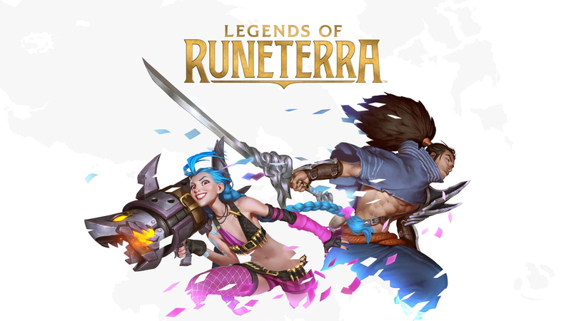 Jinx (League Of Legends), Yasuo (League Of Legends), Video Game, 1080P, Legends of Runeterra