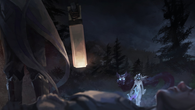 human body part, Lucian, nature, holding, sky, tree, gun, lifestyles, forest, real people, League Of Legends, Lucian (League Of Legends), night, plant