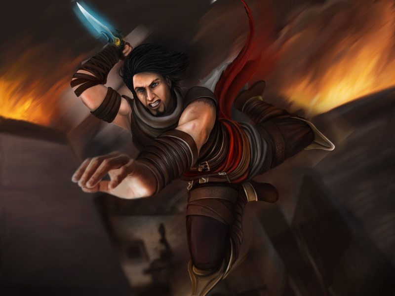 knife, prince of persia the two thrones, jump, prince of persia art, prince of persia kindred blades, prince of persia: warrior within, 4K, kindred blades