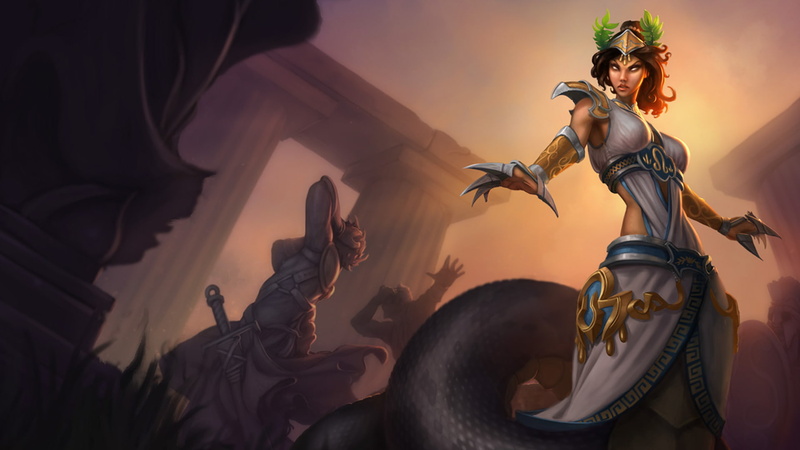  legends, game, video, 1080P, cassiopeia, skin, art, hd, mythic, league