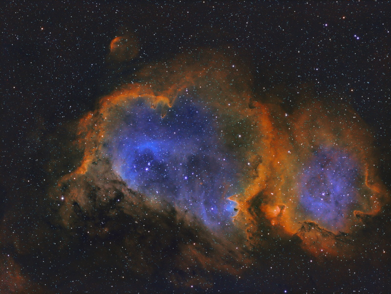 2K, Soul, in the constellation Cassiopeia, IC1848, emission nebula