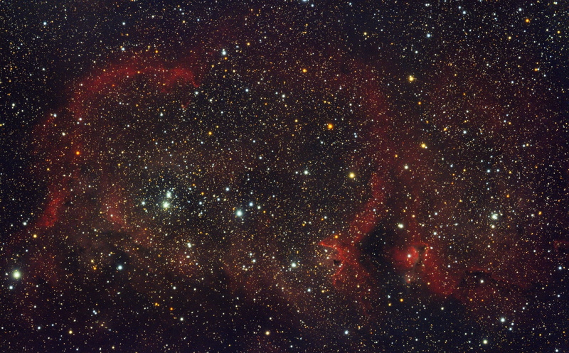 space, Cassiopeia, Nebula, " Soul", 4K, the universe
