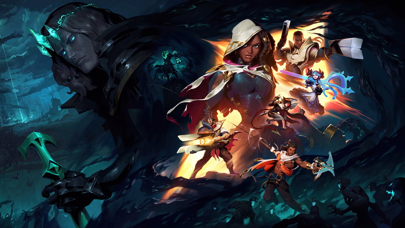 Vayne (League of Legends), Lucian (League of Legends), League of Legends, digital art, Akshan (League of Legends), Gwen (League of Legends), 4K, Graves (League of Legends)