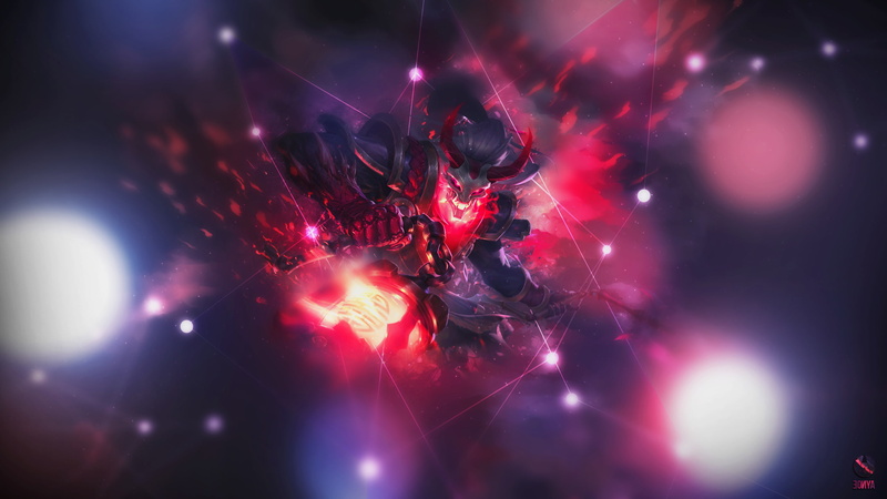 performance, smoke - physical structure, music, arts culture and entertainment, red, illuminated, people, purple, decoration, League Of Legends, 2K, Thresh