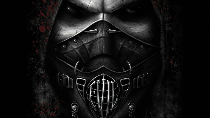 eyes, horror, gothic, greyscale, mask, photo, face, dark, evil, 1080P