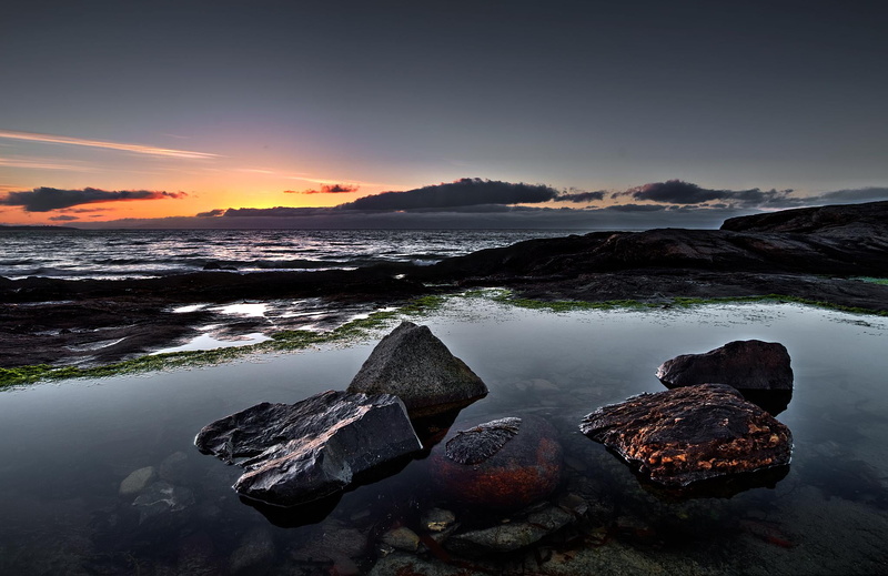 Fjord, Vikhammer, sunrise - Dawn, outdoors, beauty In Nature, Canon, Waves, Landscape, scenics, dusk, gray, Daylight, Stones, Sea  Water, coastline, North  Northern