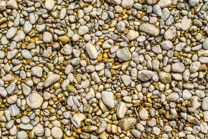 riverbed, contrast, textured, day, pebbles, stones, no people, gravel bed, large group of objects, directly above, stone - object, stone, rock, hdr, steinig