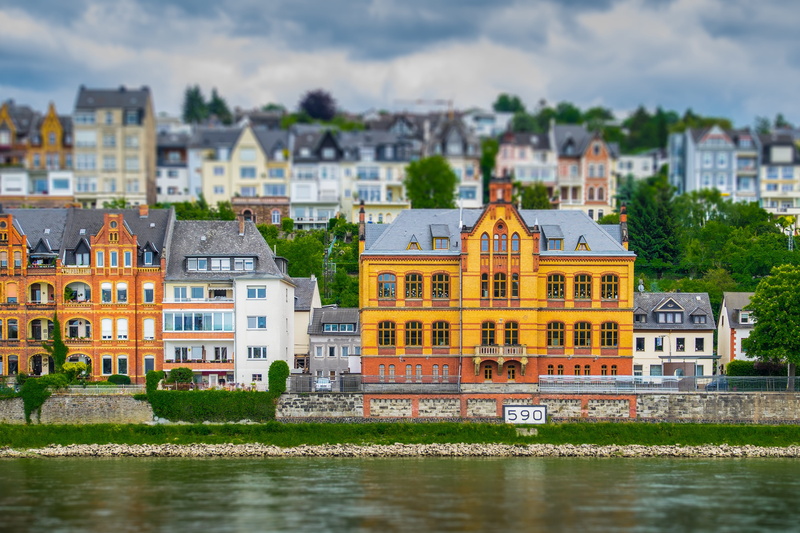day, plant, riverbed, body, cityscape, River, travel destinations, 4K, historically, city, old town, Koblenz, middle rhine valley, shipping, sky, rhine