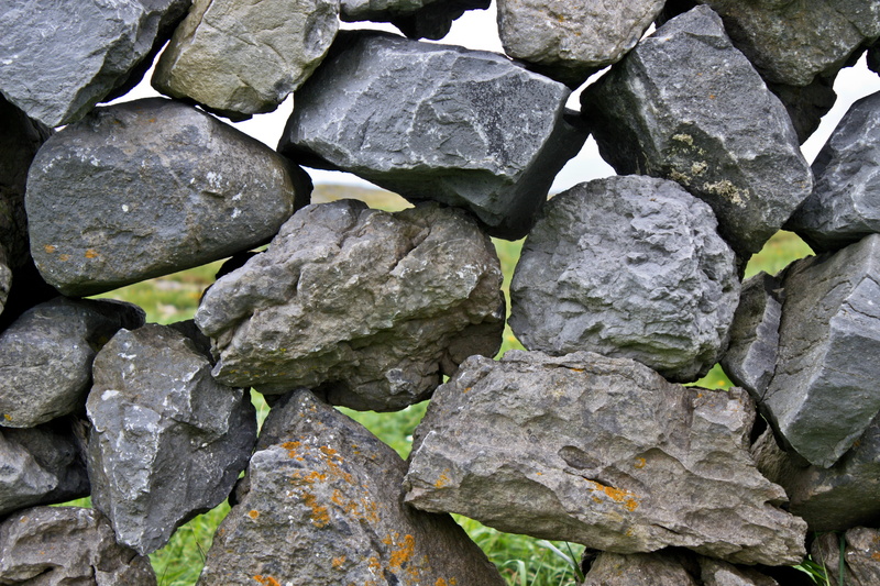 solid, rock, abundance, stone - Object, abstract, wall - Building Feature, stone, Irish, rough, pile, stone Material, stack, Nature, large group of objects