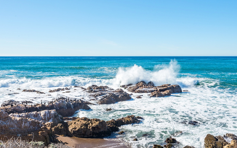 beach, sea, nature, coast, atlantic ocean, 2K
